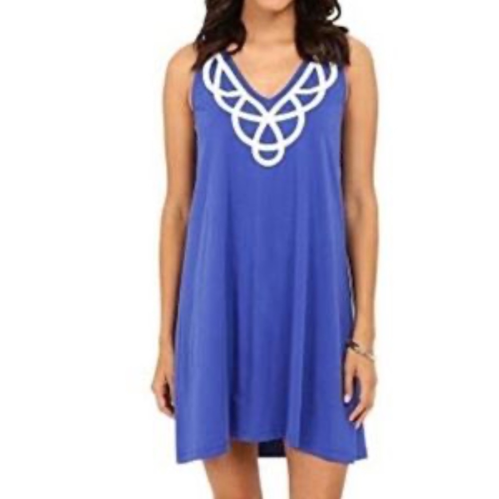 Lilly Pulitzer Bomber Blue Blythe dress SZ Small